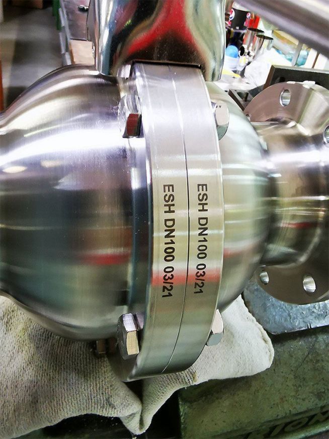 Nahaufnahme eines ESH Metallteils